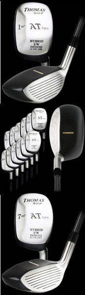 Thomas Golf Pre-Owned AT725 Square Hybrid Golf Clubs Thomas Golf Pre-Owned AT725 Square Hybrid Golf Clubs