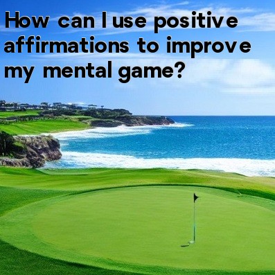 How can I use positive affirmations to improve my mental game