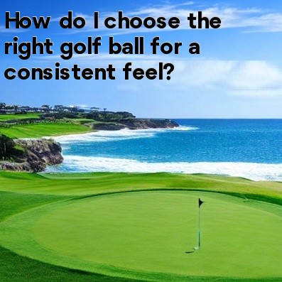 How do I choose the right golf ball for a consistent feel