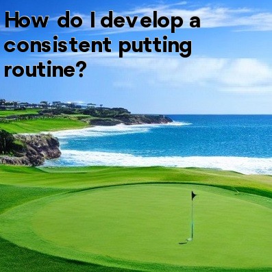 How do I develop a consistent putting routine
