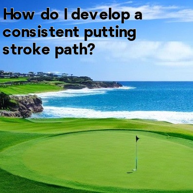 How do I develop a consistent putting stroke path How do I develop a consistent putting stroke path