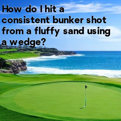 How do I hit a consistent bunker shot from a fluffy sand using a wedge How do I hit a consistent bunker shot from a fluffy sand using a wedge