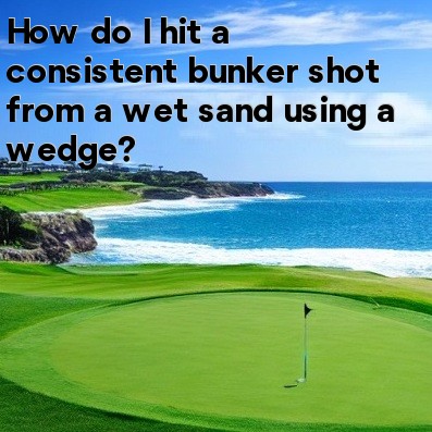 How do I hit a consistent bunker shot from a wet sand using a wedge How do I hit a consistent bunker shot from a wet sand using a wedge