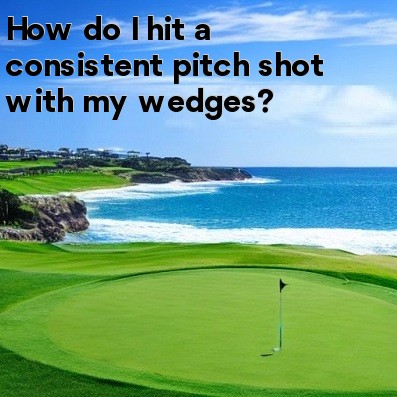 How do I hit a consistent pitch shot with my wedges How do I hit a consistent pitch shot with my wedges