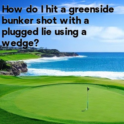 How do I hit a greenside bunker shot with a plugged lie using a wedge How do I hit a greenside bunker shot with a plugged lie using a wedge