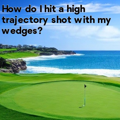 How do I hit a high trajectory shot with my wedges How do I hit a high trajectory shot with my wedges