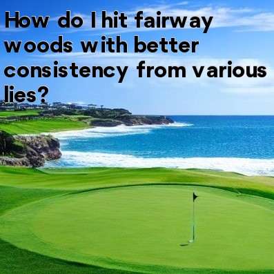 How do I hit fairway woods with better consistency from various lies