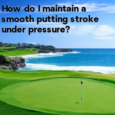 How do I maintain a smooth putting stroke under pressure How do I maintain a smooth putting stroke under pressure