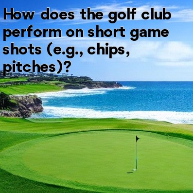How does the golf club perform on short game shots (e.g., chips, pitches) How does the golf club perform on short game shots (e.g., chips, pitches)