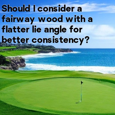 Should I consider a fairway wood with a flatter lie angle for better consistency Should I consider a fairway wood with a flatter lie angle for better consistency