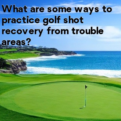 What are some ways to practice golf shot recovery from trouble areas What are some ways to practice golf shot recovery from trouble areas