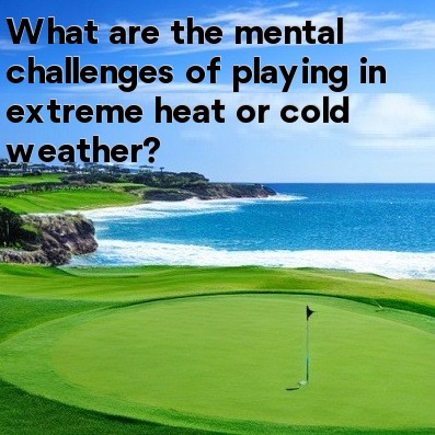 What are the mental challenges of playing in extreme heat or cold weather What are the mental challenges of playing in extreme heat or cold weather