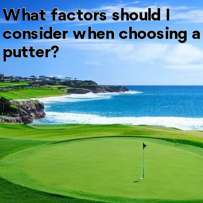What factors should I consider when choosing a putter