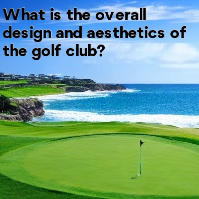 What is the overall design and aesthetics of the golf club What is the overall design and aesthetics of the golf club