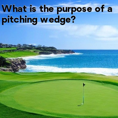 What is the purpose of a pitching wedge