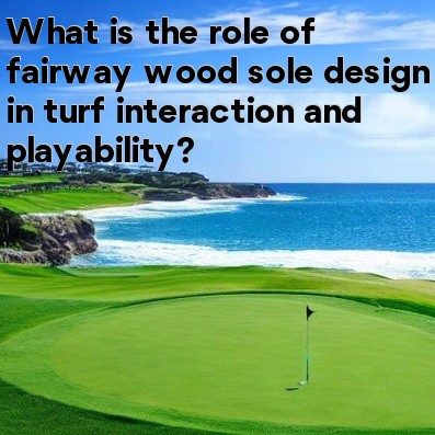 What is the role of fairway wood sole design in turf interaction and playability What is the role of fairway wood sole design in turf interaction and playability
