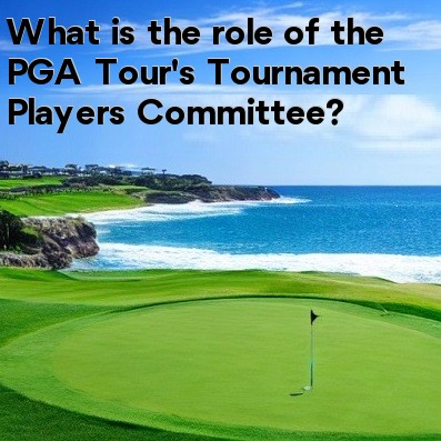 What is the role of the PGA Tour's Tournament Players Committee