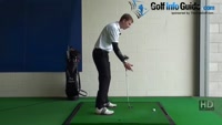 Thin Golf Shot Drill 4: Club over shoulders handle and club face to ball Video - Lesson by PGA Pro Pete Styles