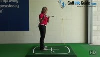 Golf Ball Above Feet, What Should I Change In My Setup? Video - by Natalie Adams