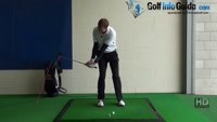 What is a Crisp Chip shot golf drill 3 Grip halfway down to stop flick, Golf Video - by Pete Styles