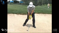 Hinge the Wrist Quickly for Downhill Bunker Shot by Tom Stickney