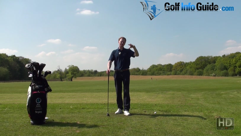 Hitting A Hybrid Golf Club From A Tee Video By Pete Styles