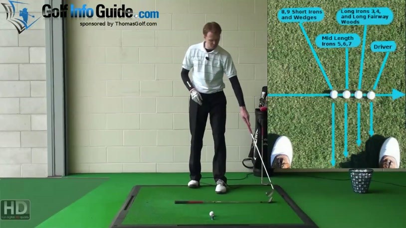 Left Handed Golf Tip Proper Golf Ball Position Can Cure Swing Ills Video