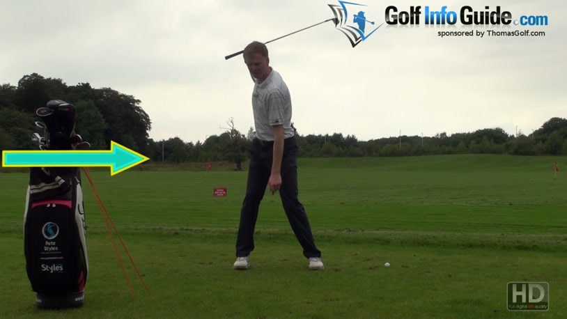 Moving Your Hips From Square To Open In The Golf Swing Video By Pete Styles