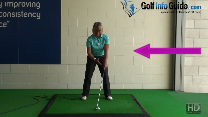 Takeaway Correct Shoulder Turn Golf Swing Tip For Women Video By Natalie Adams