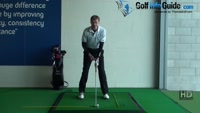 Tee peg in top of grip for online backswing, Golf Video - by Pete Styles
