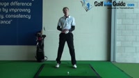 Tee peg under left palm to keep swing shorter, Golf Video - by Pete Styles