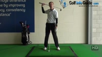 Shorter Golf Swing Drill 5 Two clubs for added weight and control Video - by Pete Styles