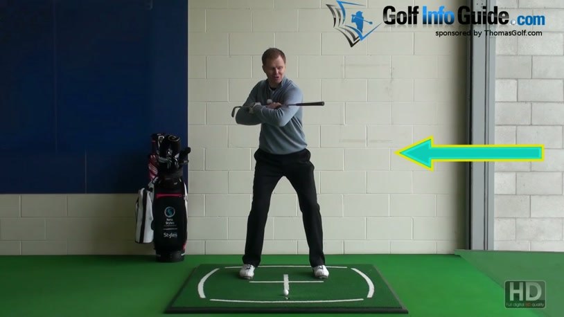 Narrow Your Stance For Better Hip Turn Golf Tip Video By Pete Styles