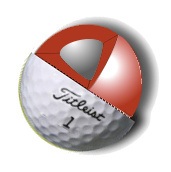 golf ball disection titleist