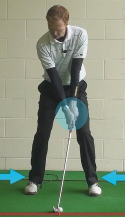 stability in fairway bunkers stance