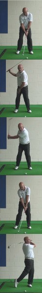 Think Clubhead Outside the Hands for Solid Takeaway, Golf Tip 4