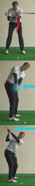 Think Clubhead Outside the Hands for Solid Takeaway, Golf Tip 5