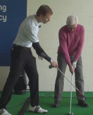 senior flare left foot