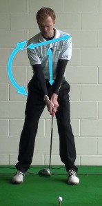 Mark O Meara Golf Pro Simple Swing Around Tilted Spine