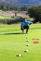 break golf term putt