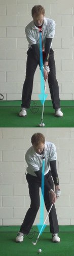 Thin Shot Golf Drill: Chip with Straight Arms