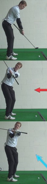 Swing Plane Golf Drills Grip End Points At Ball