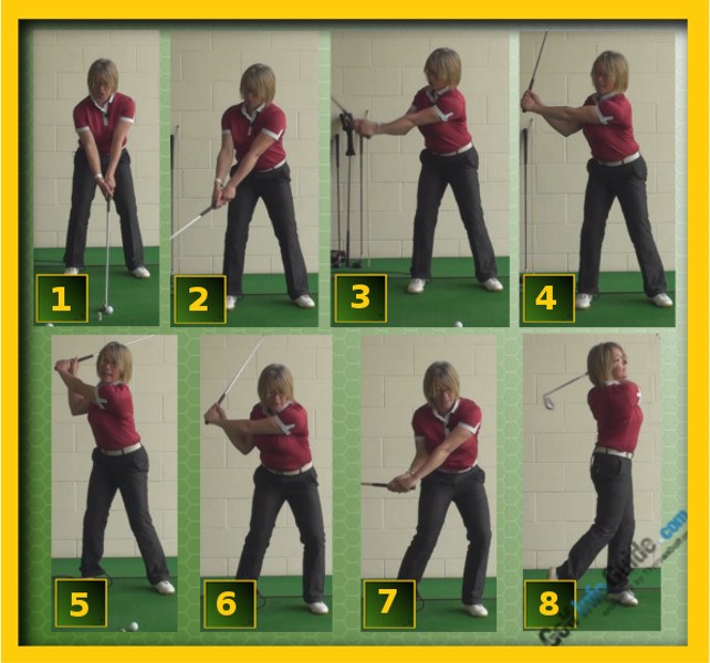 basic golf swing