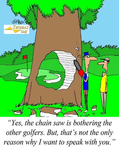 Chain Saw Golf Joke