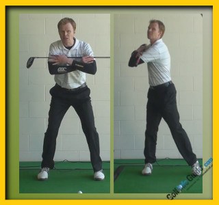 Arnold Palmer Pro Golfer Swing Sequence