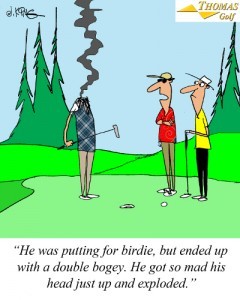 Putting For Birdie Golf Joke