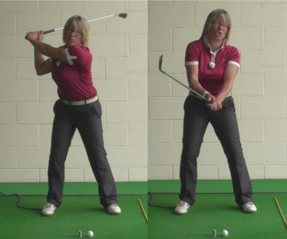 Over The Top Swing Tips Lesson Chart