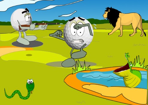 A Shot for a Shot, Golf Joke