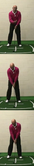 Senior Hybrid Golf Clubs Ball Position