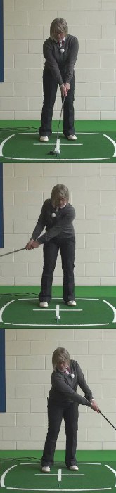 Try Putting Stroke For Improved Chipping, Ladies Golf Tip Try Putting Stroke For Improved Chipping, Ladies Golf Tip